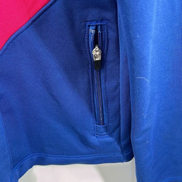 Saucony Women's Blue Quarter Zip Activewear Pullover Top Size Medium - Picture 12 of 15
